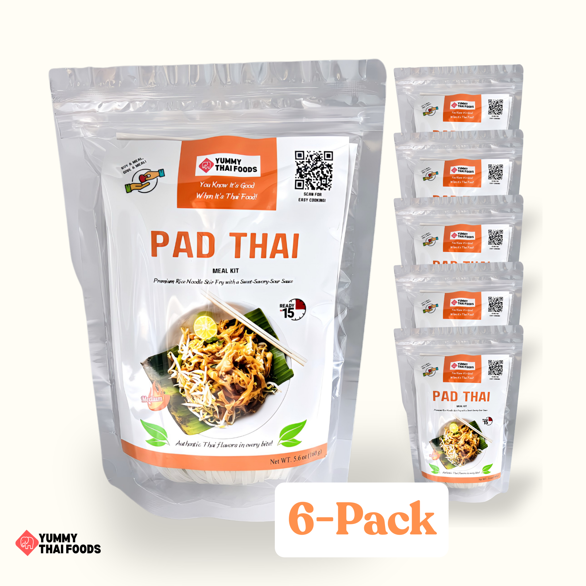 Pad Thai Noodle Kit 6-Pack